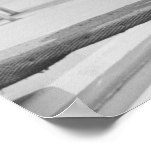 Mann auf Tauchbasis Poster (Ecke)