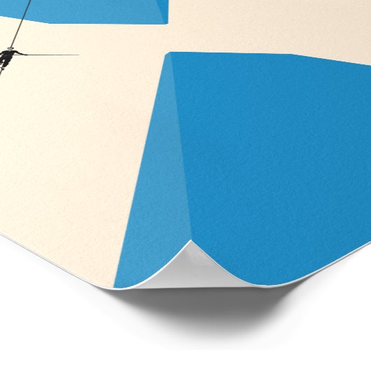 Mann auf Wire Poster (Ecke)