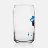 Mann aus Stahl im Flug Dosenglas (Rechts)