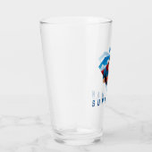 Mann aus Stahl im Flug Glas (Rechts)