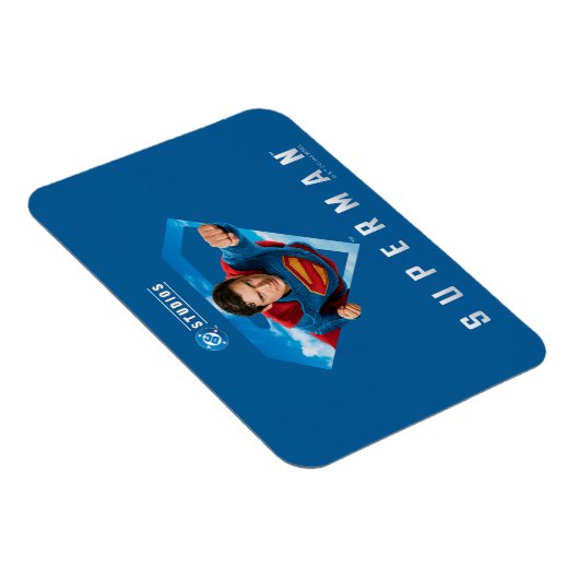 Mann aus Stahl im Flug Magnet (Rechte Seite)