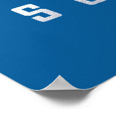 Mann aus Stahl im Flug Poster (Ecke)