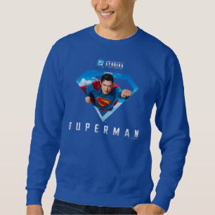 Mann aus Stahl im Flug Sweatshirt