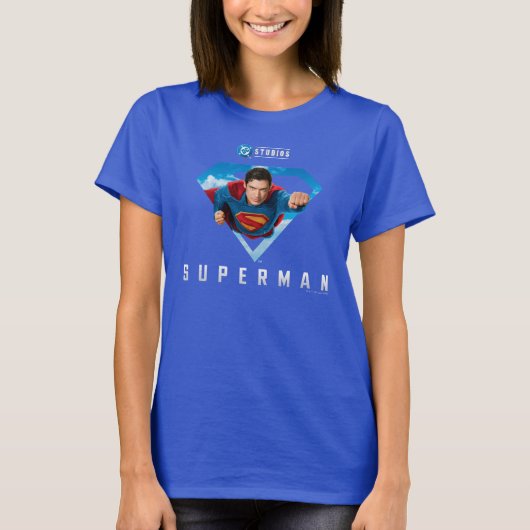 Mann aus Stahl im Flug T-Shirt (Vorderseite)