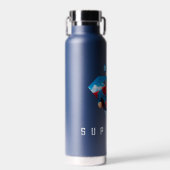 Mann aus Stahl im Flug Trinkflasche (Vorne)