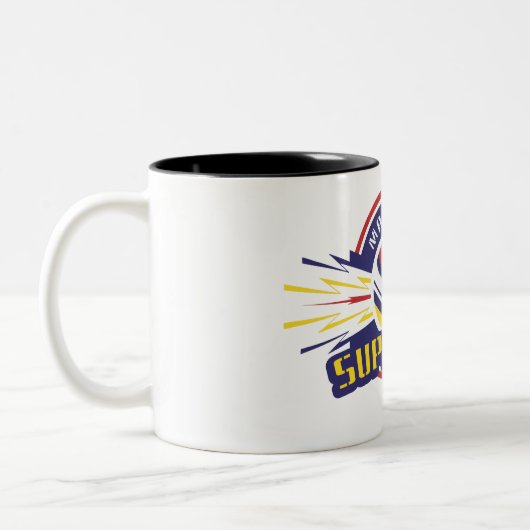 Mann aus Stahl - Superman Zweifarbige Tasse (Links)