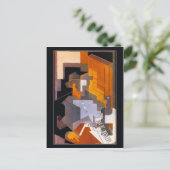 Mann aus Touraine von Juan Gris Postkarte (Stehend Vorderseite)