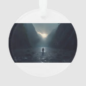 Mann bei Morgendämmerung im Atemberaubenden majest Ornament (Rückseite)