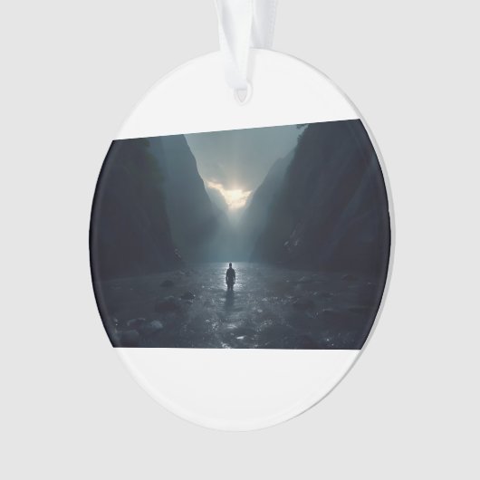 Mann bei Morgendämmerung im Atemberaubenden majest Ornament (Vorderseite)