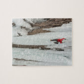 Mann beim Eisklettern, Colorado Puzzle (Horizontal)