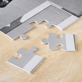 Mann beim Hindernislauf Puzzle (Seite)