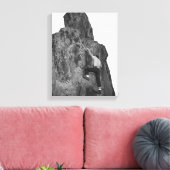 Mann beim Klettern Leinwanddruck (Insitu (Wohnzimmer))
