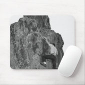 Mann beim Klettersteigen Mousepad (Mit Mouse)