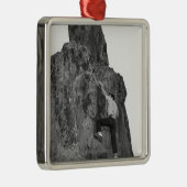 Mann beim Klettersteigen Ornament Aus Metall (Rechts)