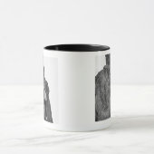 Mann beim Klettersteigen Tasse (Zentrum)