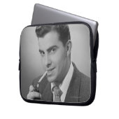 Mann-Beleuchtungs-Zigarette Laptopschutzhülle (Vorderseite Links)