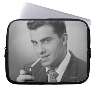 Mann-Beleuchtungs-Zigarette Laptopschutzhülle