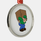 MANN-BEWEGEN ORNAMENT AUS METALL (Rechts)