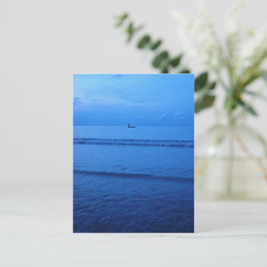 Mann, Bin Tan. Postkarte (Stehend Vorderseite)