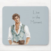 Mann Braunhaar Mousepad (Vorne)