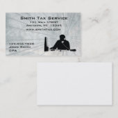 Mann-Büro-Visitenkarte Visitenkarte (Vorne/Hinten)