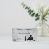 Mann-Büro-Visitenkarte Visitenkarte (Stehend Vorderseite)