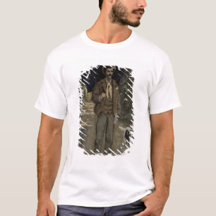 Mann Claude Monets   mit einem Regenschirm, T-Shirt