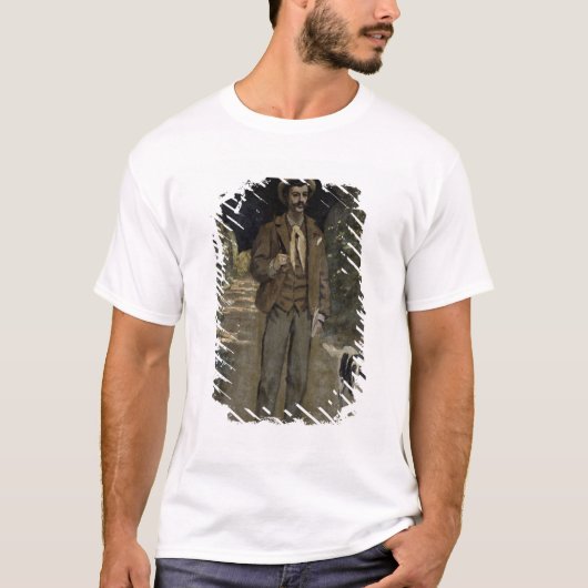Mann Claude Monets | mit einem Regenschirm, T-Shirt (Vorderseite)