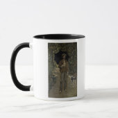 Mann Claude Monets | mit einem Regenschirm, Tasse (Links)