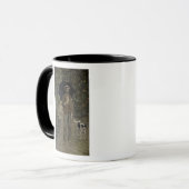 Mann Claude Monets | mit einem Regenschirm, Tasse (Vorderseite Links)