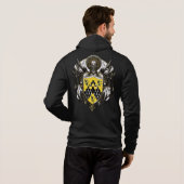 Mann Coat of Arms Men's Hoodie (Schwarz voll)