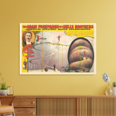 Mann Darstellend auf ausgesetztem Kabel- und Spira Leinwanddruck (Insitu (Wohnzimmer))