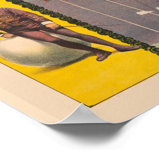 Mann Darstellend auf ausgesetztem Kabel- und Spira Poster (Ecke)