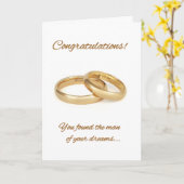 Mann deiner Träume Karte (Gelbe Blume)