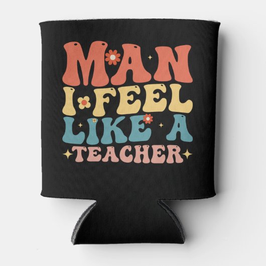 Mann, den ich wie ein Lehrer fühle, zurück zur Sch Dosenkühler (Vorderseite)