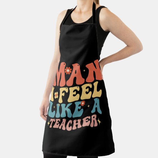 Mann, den ich wie ein Lehrer fühle, zurück zur Sch Schürze (InSitu)