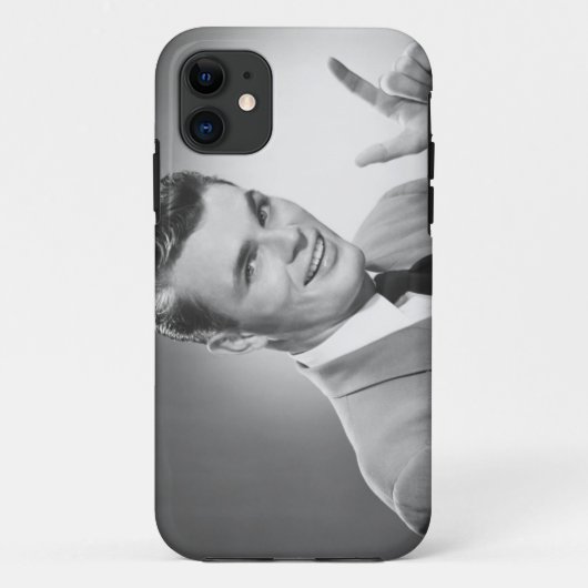 Mann, der 2 zeigt Case-Mate iPhone hülle (Rückseite)