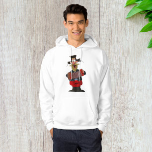Mann, der Akkordeon spielt Hoodie
