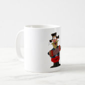 Mann, der Akkordeon spielt Kaffeetasse (Vorderseite Links)