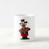 Mann, der Akkordeon spielt Kaffeetasse (Mittel)