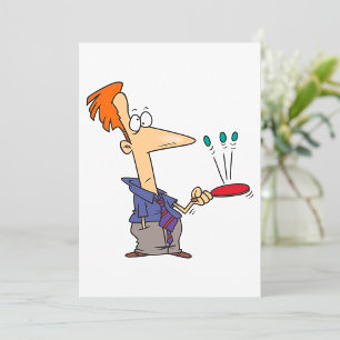 Mann, der auf einem Boot Kugeln knallt Einladung