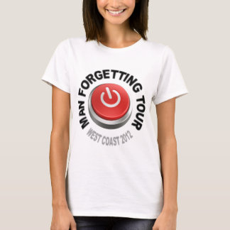Mann, der Ausflug-T-Shirt vergisst T-Shirt