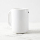 Mann, der Ausflug-Tasse 2 vergisst Kaffeetasse (Vorderseite Links)
