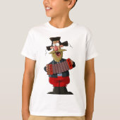 Mann, der das Akkordion spielt T-Shirt (Vorderseite)