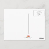 Mann, der die Treppe hinaufgeht, Postkarte (Rückseite)