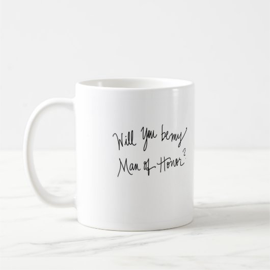 Mann der Ehre? Tassen-roter Kaffeetasse (Links)