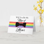 Mann der Ehre Vorschlag Hochzeitskarte Karte (Gelbe Blume)