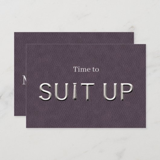 Mann der Ehrenhochzeit Dankeskarte (Vorne/Hinten)