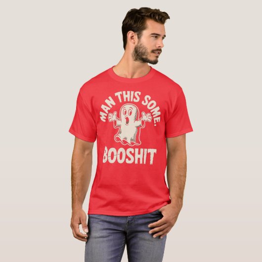 Mann, der ein bisschen Boshit T-Shirt (Vorne ganz)