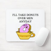 Mann, der Frauenwitz hasst Mousepad (Mit Mouse)